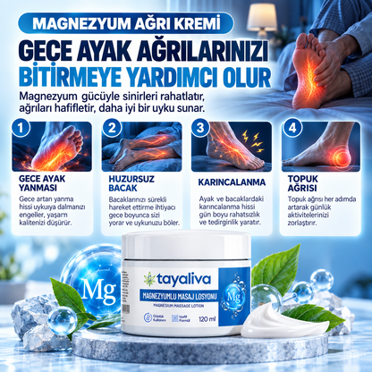 Tayaliva Magnezyumlu Masaj Kremi