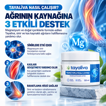 Tayaliva Magnezyumlu Masaj Kremi